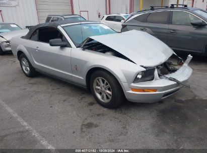 2007 FORD MUSTANG V6 DELUXE/V6 PREMIUM Gray  Gasoline 1ZVFT84N975336908 photo #1