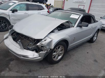 2007 FORD MUSTANG V6 DELUXE/V6 PREMIUM Gray  Gasoline 1ZVFT84N975336908 photo #3