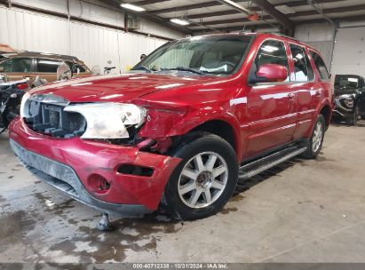 2005 BUICK RAINIER CXL Maroon  Gasoline 5GAET13M952191710 photo #3