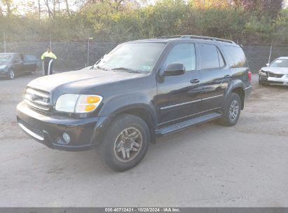 2004 TOYOTA SEQUOIA LIMITED V8 Black  Gasoline 5TDZT38A145212129 photo #3