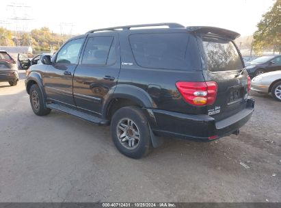 2004 TOYOTA SEQUOIA LIMITED V8 Black  Gasoline 5TDZT38A145212129 photo #4