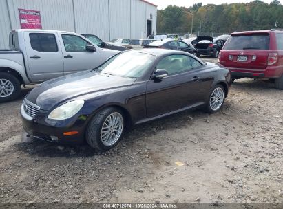 2002 LEXUS SC 430 Black  Gasoline JTHFN48Y720032717 photo #3