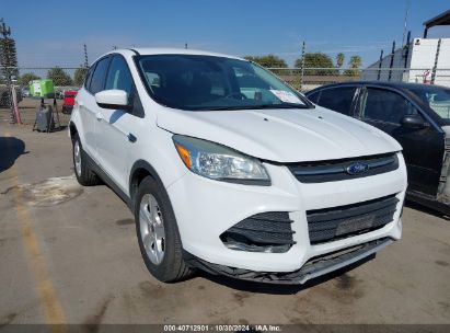 2015 FORD ESCAPE SE White  Gasoline 1FMCU9G9XFUB07645 photo #1