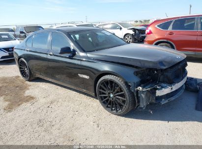 2012 BMW 740LI Black  Gasoline WBAKB4C50CC576074 photo #1