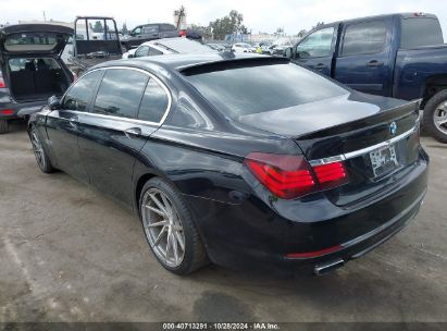 2015 BMW 740LI Black  Gasoline WBAYE4C54FD947334 photo #4