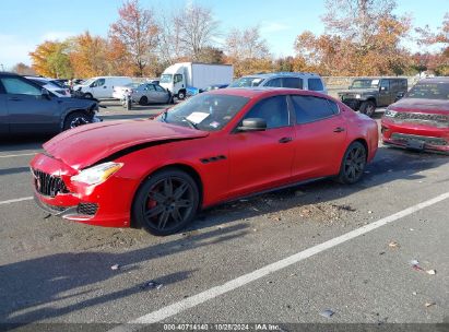 2016 MASERATI QUATTROPORTE S Red  Gasoline ZAM56RPA3G1189797 photo #3