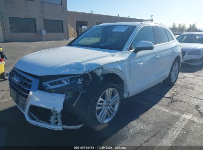 2018 AUDI Q5 2.0T PREMIUM/2.0T TECH PREMIUM White  Gasoline WA1BNAFY1J2043128 photo #3