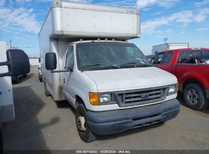 2006 FORD E-450 CUTAWAY White  Gasoline 1FDXE45S56HA86882 photo #1