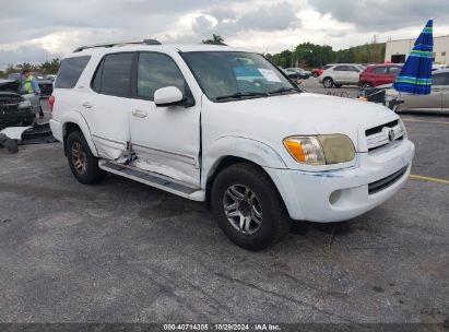 2006 TOYOTA SEQUOIA SR5 V8 White  Gasoline 5TDZT34A56S282158 photo #1