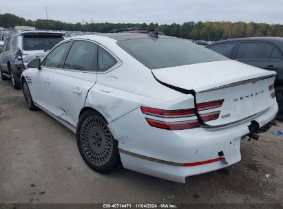 2022 GENESIS G80 2.5T RWD White  Gasoline KMTGB4SC6NU104257 photo #4