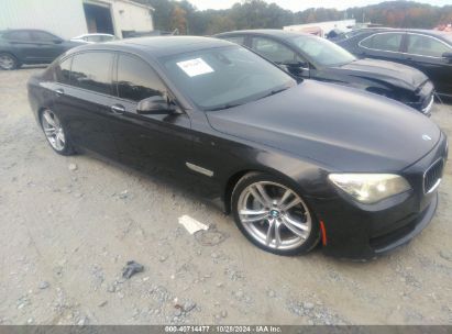 2013 BMW 740LI Black  Gasoline WBAYE4C52DD137147 photo #1