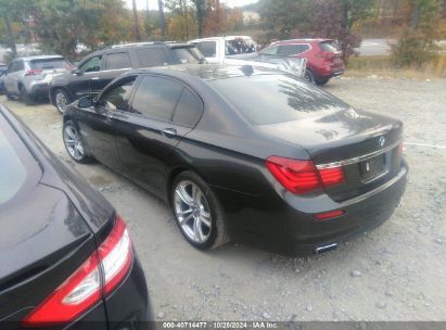 2013 BMW 740LI Black  Gasoline WBAYE4C52DD137147 photo #4