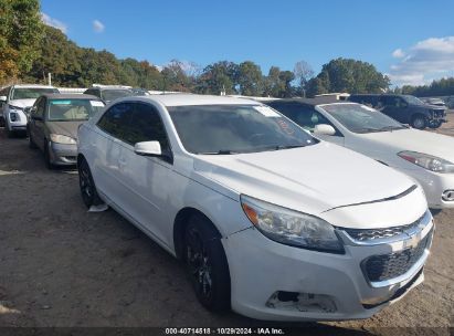 2016 CHEVROLET MALIBU LIMITED LT White  Gasoline 1G11C5SAXGF129944 photo #1