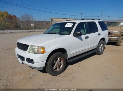 2004 FORD EXPLORER NBX/XLT White  Flexible Fuel 1FMZU73K64UA78794 photo #3