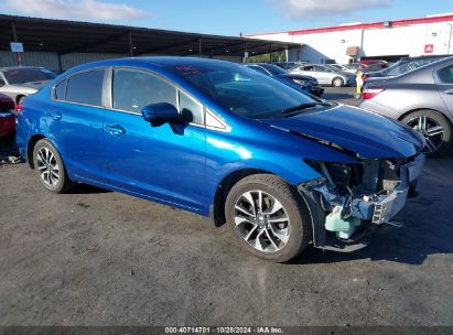 2014 HONDA CIVIC EX Blue  Gasoline 19XFB2F8XEE071444 photo #1