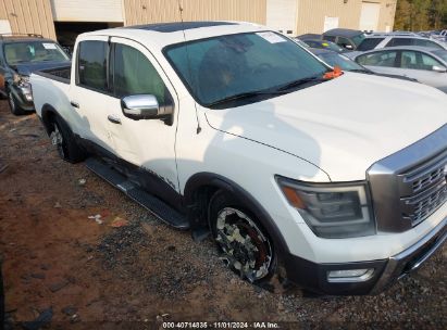 2020 NISSAN TITAN PLATINUM RESERVE 4X4 White  Gasoline 1N6AA1ED4LN507569 photo #1