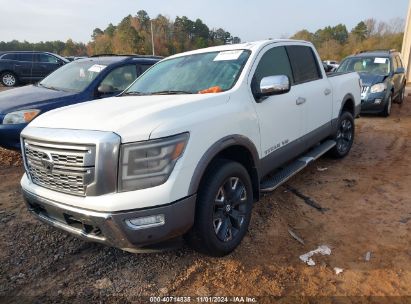 2020 NISSAN TITAN PLATINUM RESERVE 4X4 White  Gasoline 1N6AA1ED4LN507569 photo #3