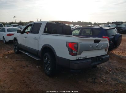 2020 NISSAN TITAN PLATINUM RESERVE 4X4 White  Gasoline 1N6AA1ED4LN507569 photo #4