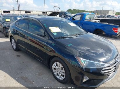 2020 HYUNDAI ELANTRA SE Black  gas 5NPD74LF6LH543493 photo #1