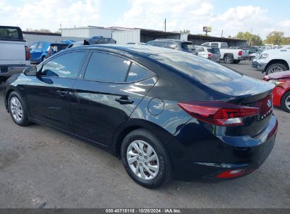 2020 HYUNDAI ELANTRA SE Black  gas 5NPD74LF6LH543493 photo #4