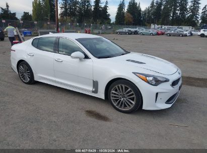 2018 KIA STINGER White  Gasoline KNAE15LA1J6034657 photo #1