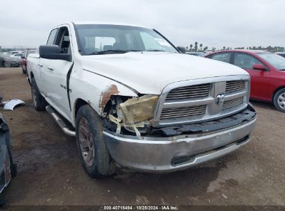 2009 DODGE RAM 1500 SLT/SPORT/TRX White  Gasoline 1D3HB18T69S812221 photo #1