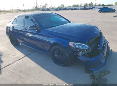 2017 MERCEDES-BENZ AMG C 43 4MATIC Blue  Gasoline 55SWF6EB8HU221282 photo #1