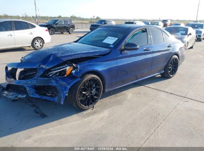 2017 MERCEDES-BENZ AMG C 43 4MATIC Blue  Gasoline 55SWF6EB8HU221282 photo #3