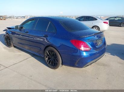 2017 MERCEDES-BENZ AMG C 43 4MATIC Blue  Gasoline 55SWF6EB8HU221282 photo #4