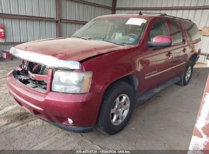 2010 CHEVROLET SUBURBAN 1500 LT1 Red  Flexible Fuel 1GNUKJE3XAR283676 photo #3