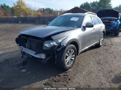 2017 INFINITI QX70 Gray  Gasoline JN8CS1MW1HM415736 photo #3