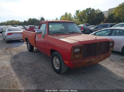 1991 DODGE D-SERIES D150S Red  Gasoline 1B7GE06Y6MS219830 photo #1