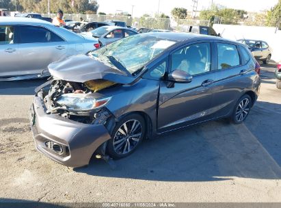 2020 HONDA FIT EX Gray  Gasoline 3HGGK5H88LM712971 photo #3