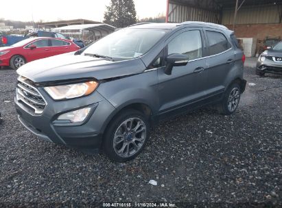 2018 FORD ECOSPORT TITANIUM Gray  Gasoline MAJ6P1WL7JC190060 photo #3