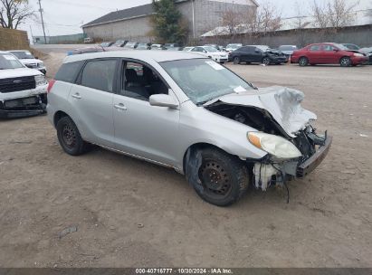 2004 TOYOTA MATRIX XR Gray  Gasoline 2T1LR32E24C203304 photo #1