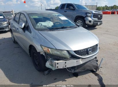 2013 HONDA CIVIC LX Gray  Gasoline 2HGFB2F59DH300271 photo #1