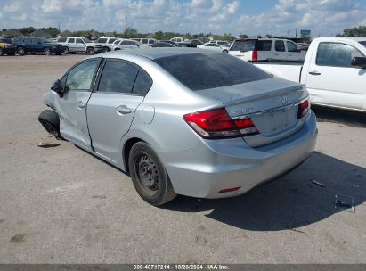 2013 HONDA CIVIC LX Gray  Gasoline 2HGFB2F59DH300271 photo #4