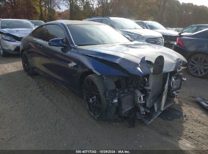 2019 BMW M4 Blue  Gasoline WBS4Y9C57KAG67372 photo #1