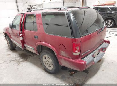 2000 CHEVROLET BLAZER LS Red  Gasoline 1GNDT13W4YK282097 photo #4