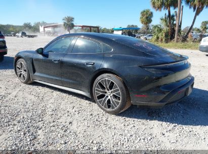 2022 PORSCHE TAYCAN Black  Electric WP0AA2Y12NSA10666 photo #4