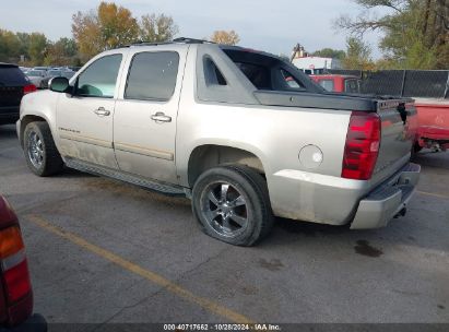 2007 CHEVROLET AVALANCHE 1500 LTZ Beige  Flexible Fuel 3GNFK12347G201446 photo #4