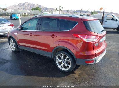 2014 FORD ESCAPE TITANIUM Red  Gasoline 1FMCU0J97EUB15799 photo #4