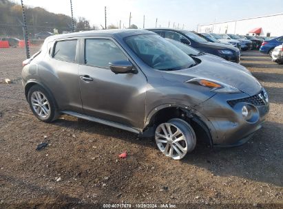 2015 NISSAN JUKE SV Gray  Gasoline JN8AF5MV8FT559393 photo #1