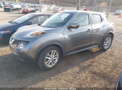 2015 NISSAN JUKE SV Gray  Gasoline JN8AF5MV8FT559393 photo #3