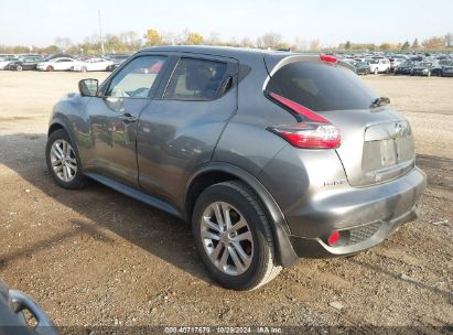 2015 NISSAN JUKE SV Gray  Gasoline JN8AF5MV8FT559393 photo #4