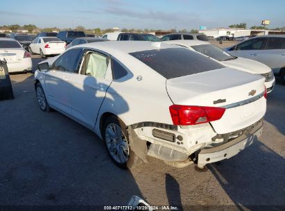 2016 CHEVROLET IMPALA 1FL White  Gasoline 2G11X5SA1G9205287 photo #4