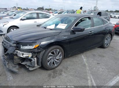 2020 HONDA INSIGHT TOURING Black  Hybrid 19XZE4F95LE014428 photo #3