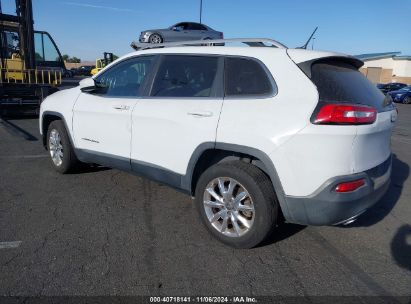 2014 JEEP CHEROKEE LIMITED White  Flexible Fuel 1C4PJLDS3EW163867 photo #4