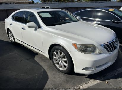 2008 LEXUS LS 460 White  Gasoline JTHBL46F285078294 photo #1