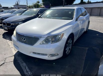 2008 LEXUS LS 460 White  Gasoline JTHBL46F285078294 photo #3